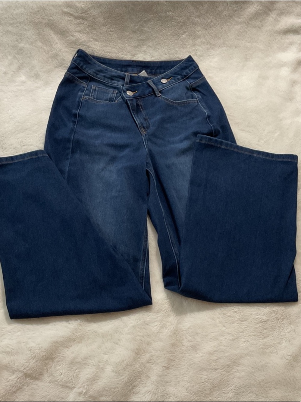HALARA Dark Blue Flared Jeans NWOT